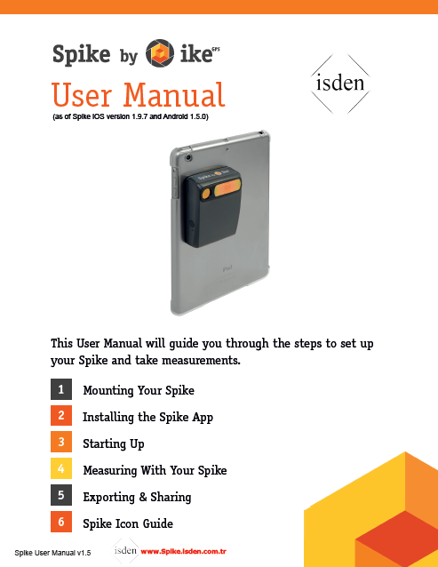 Spike Lazer Metre - Spike User Manual